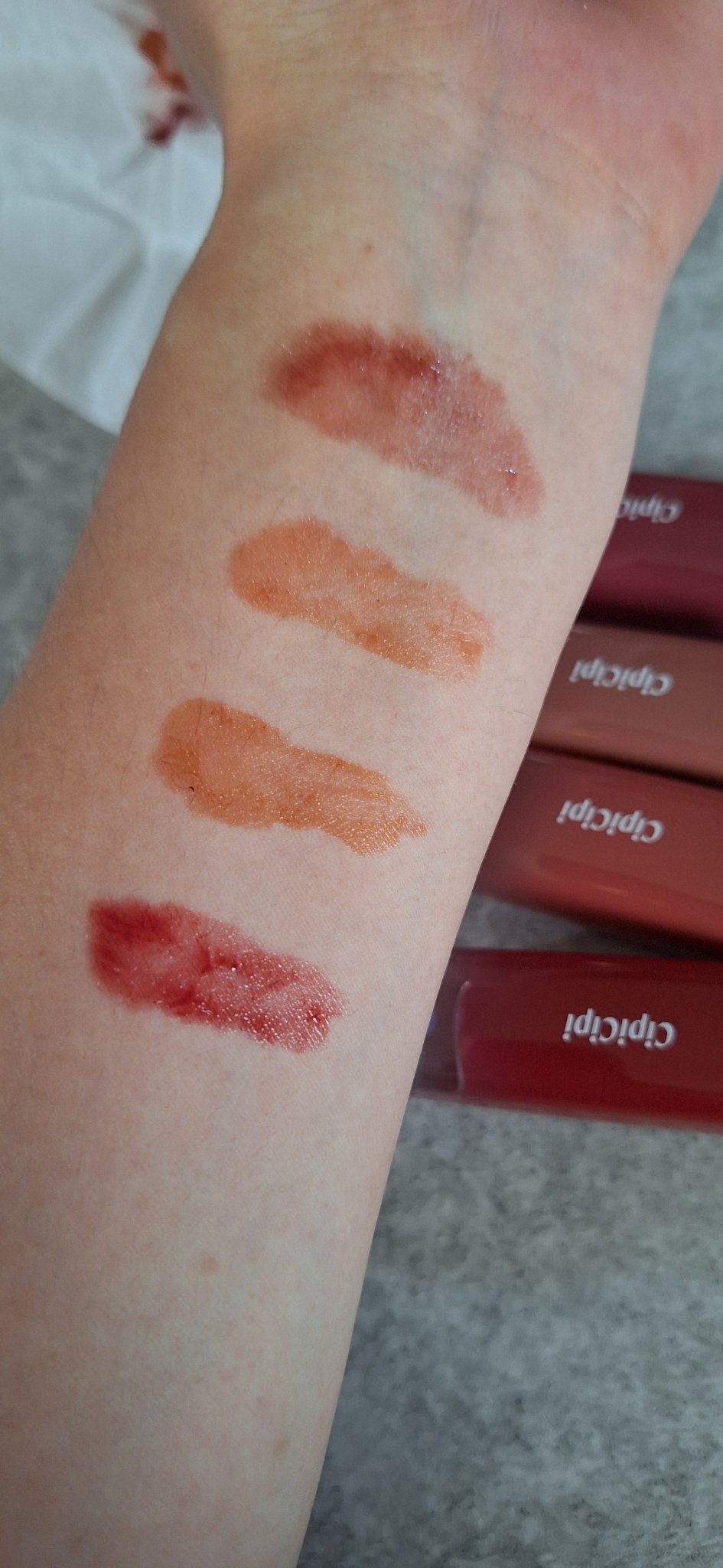 デューイフィルムティント/CipiCipi/リップティントを使ったクチコミ（3枚目）