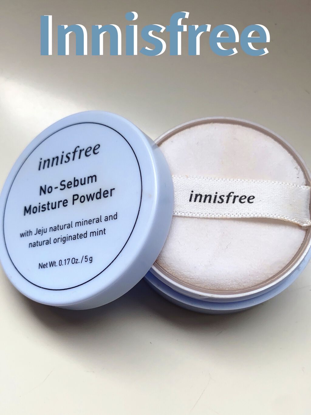 ノーセバム モイスチャーパウダー S/innisfree/フェイスパウダーを使ったクチコミ（1枚目）