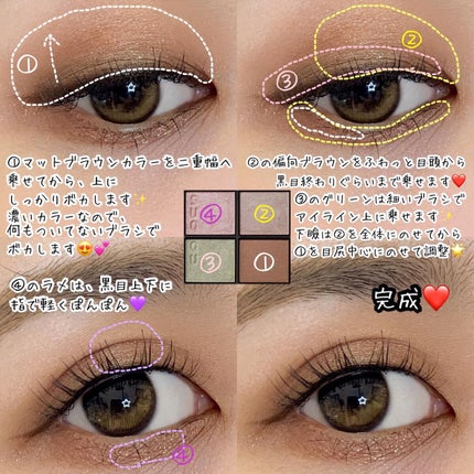 シグニチャー カラー アイズ/SUQQU/アイシャドウパレットを使ったクチコミ(2枚目)