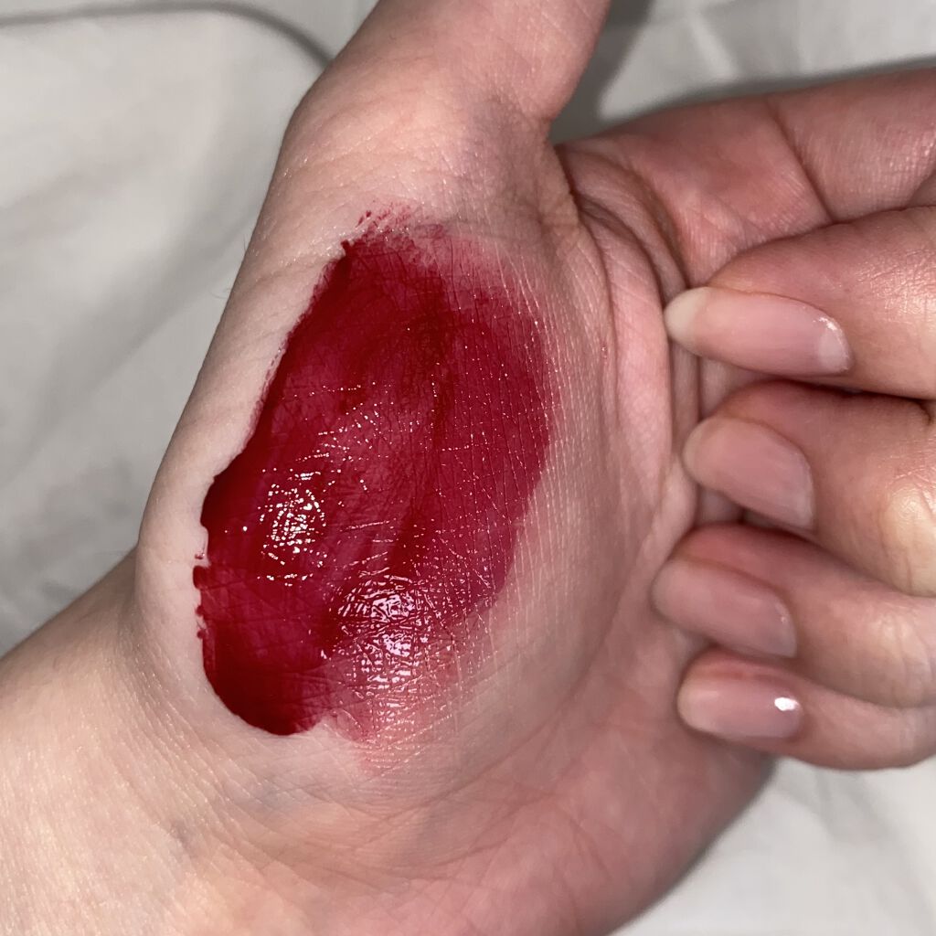 ジューシーラスティングティント/rom&nd/リップティントを使ったクチコミ（2枚目）