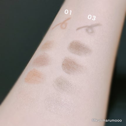 カラーエディットパウダーブロウ/excel/パウダーアイブロウを使ったクチコミ(3枚目)