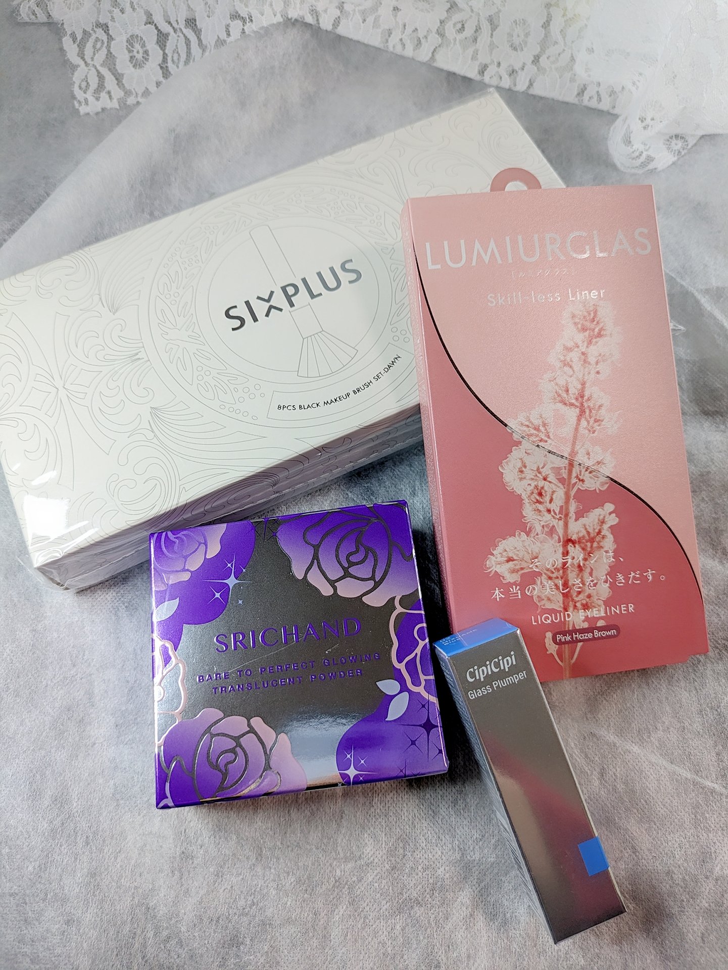 ブラックメイクブラシ8本セット-Dawnシリーズ/SIXPLUS/メイクブラシを使ったクチコミ（1枚目）