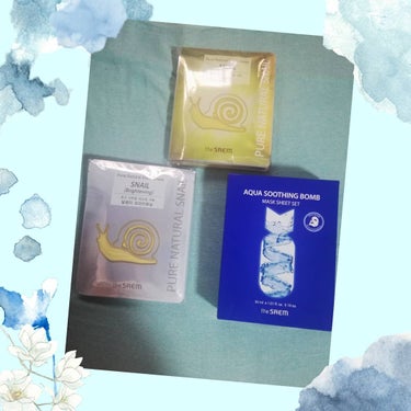 Aqua Soothing Bomb Mask Sheet/the SAEM/シートマスク・パックを使ったクチコミ（1枚目）