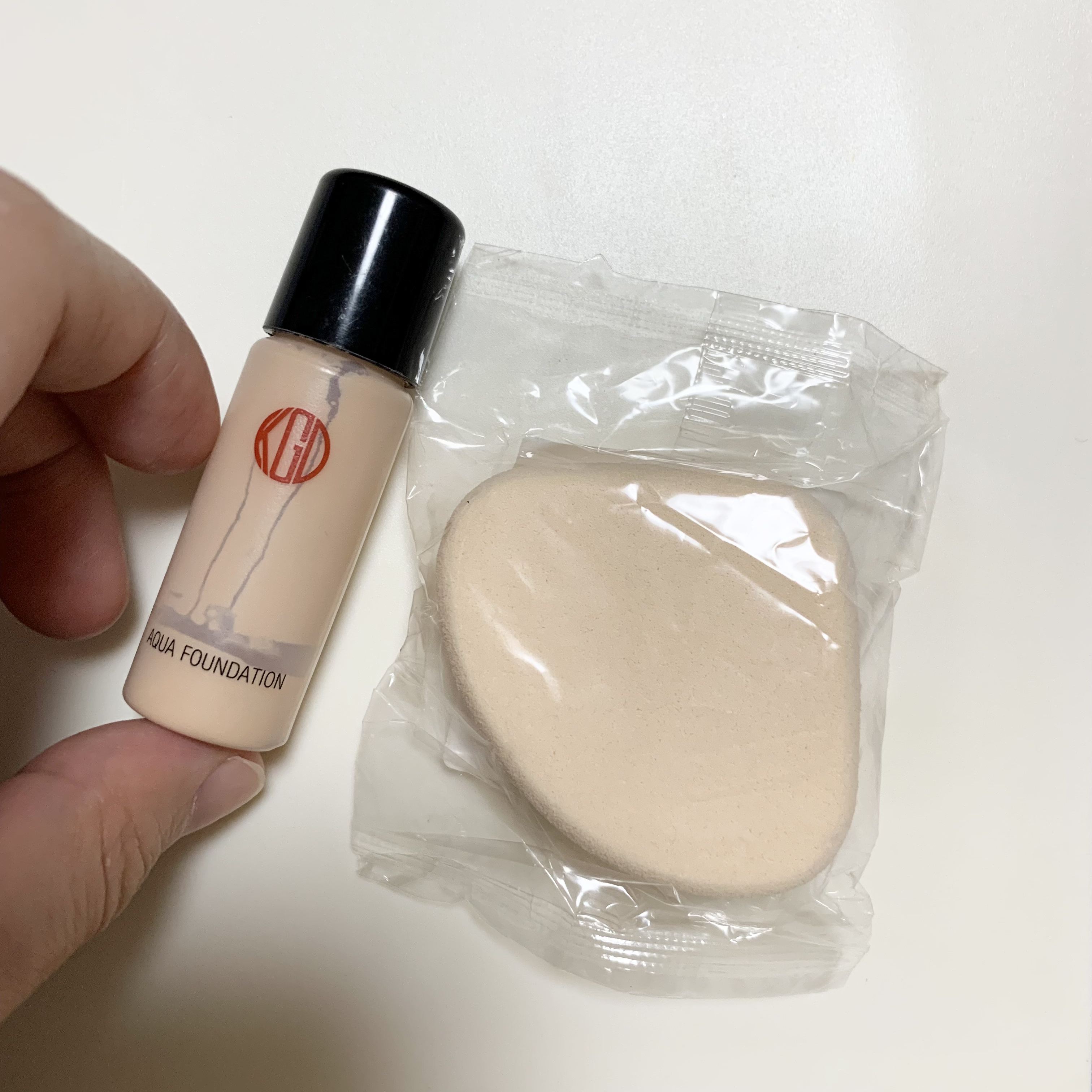 アクアファンデーション  お試しセット/Koh Gen Do/トライアルキットを使ったクチコミ（1枚目）