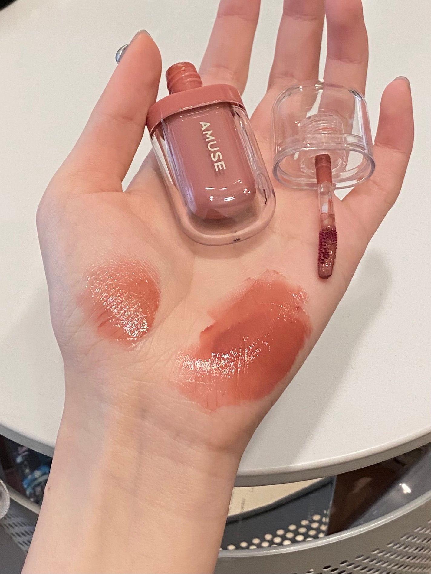 ジェルフィットティント/AMUSE/リップティントを使ったクチコミ(3枚目)