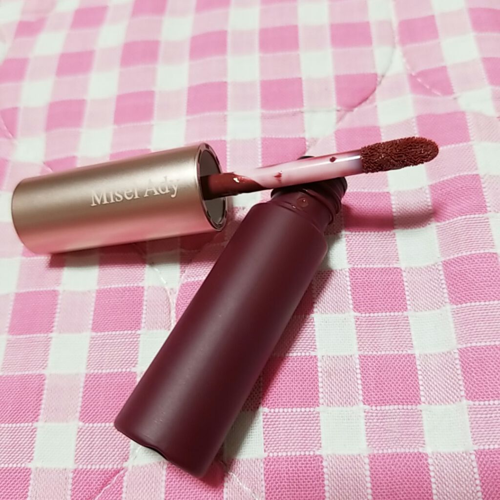 ウォータリーリップティント マット/ミゼルエディ/リップティントを使ったクチコミ(2枚目)