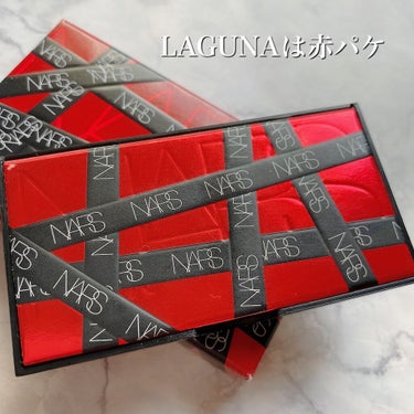  アンラップド ミニアイシャドーパレット LAGUNA /NARS/パウダーアイシャドウを使ったクチコミ（2枚目）