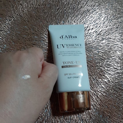 ウォータフルトーンアップサンクリーム/ダルバ/日焼け止めクリームを使ったクチコミ(2枚目)
