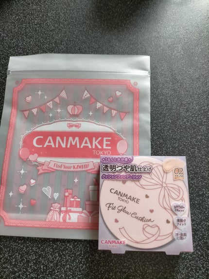 フィットグロウクッション/キャンメイク/クッションファンデーションを使ったクチコミ(1枚目)