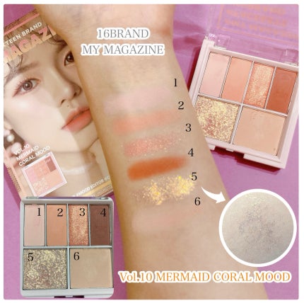16 MY MAGAZINE/16BRAND/アイシャドウパレットを使ったクチコミ(4枚目)