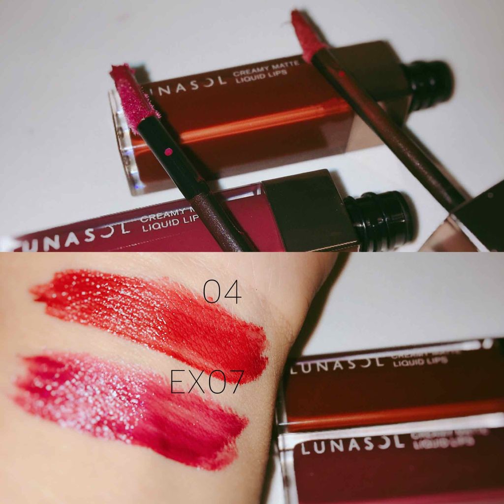 クリーミィマットリクイドリップス/LUNASOL/口紅を使ったクチコミ(2枚目)