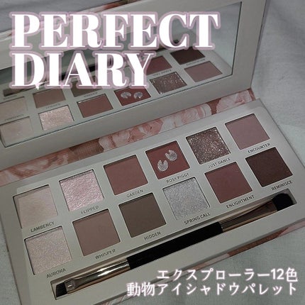 エクスプローラ12色 動物アイシャドウパレット/PERFECT DIARY/アイシャドウパレットを使ったクチコミ(1枚目)