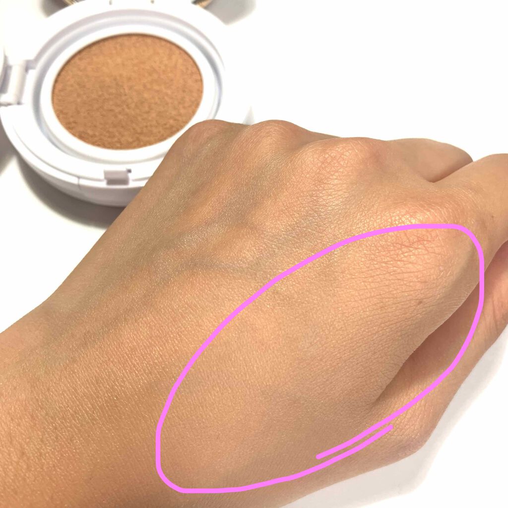 M クッション ファンデーション(モイスチャー)/MISSHA/クッションファンデーションを使ったクチコミ(3枚目)