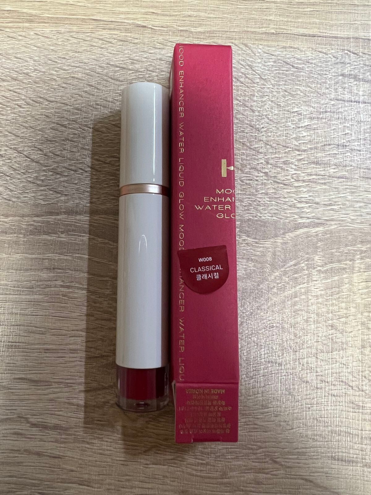 ムードインハンサーウォーターリキッドグロウ/hince/口紅を使ったクチコミ(1枚目)