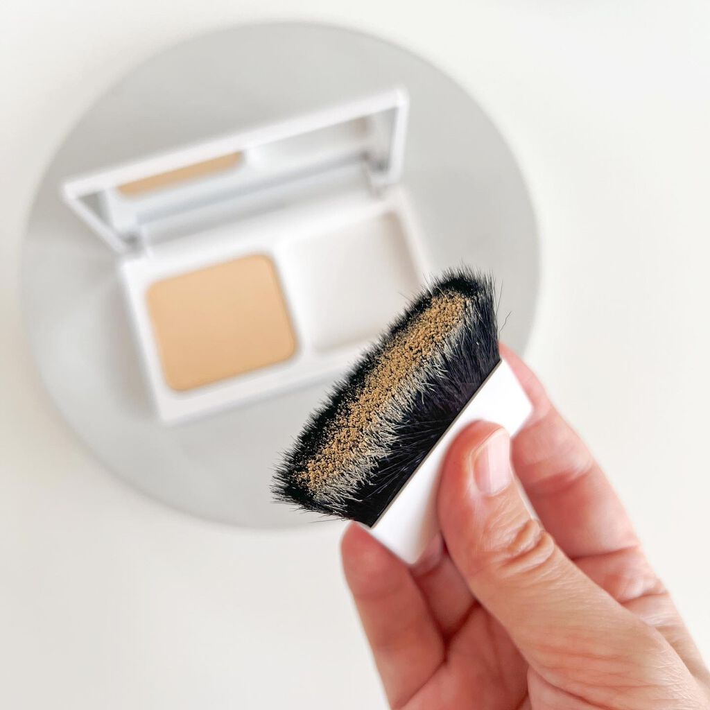 パウダリーファンデーション ソフトシャイニー/ブリリアージュ/パウダーファンデーションを使ったクチコミ(4枚目)