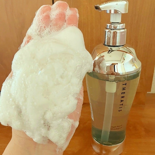 ナイトリペア シャンプー/ヘアトリートメント/THERATIS/シャンプー・コンディショナーを使ったクチコミ(5枚目)