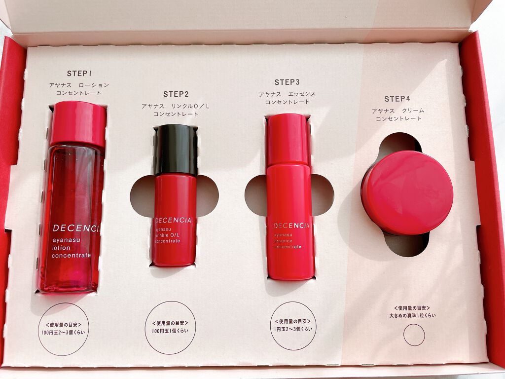 アヤナス トライアルセット/DECENCIA/スキンケアキットを使ったクチコミ（1枚目）
