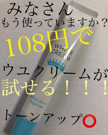 日本製ホワイトクリームＤ/DAISO/化粧下地を使ったクチコミ（1枚目）