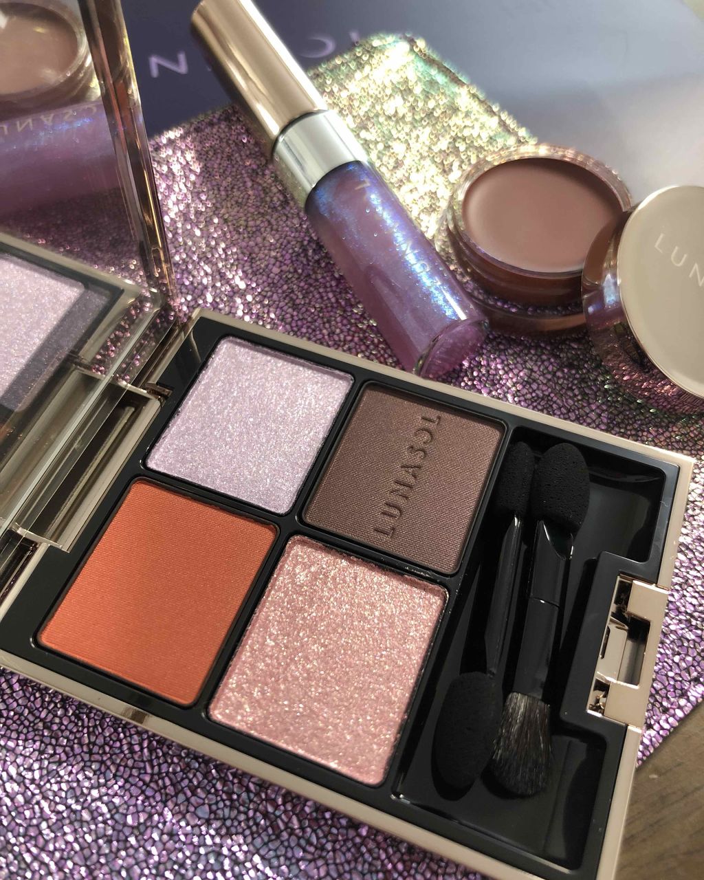 ホリデーフェイバリット2019/LUNASOL/メイクアップキットを使ったクチコミ(1枚目)