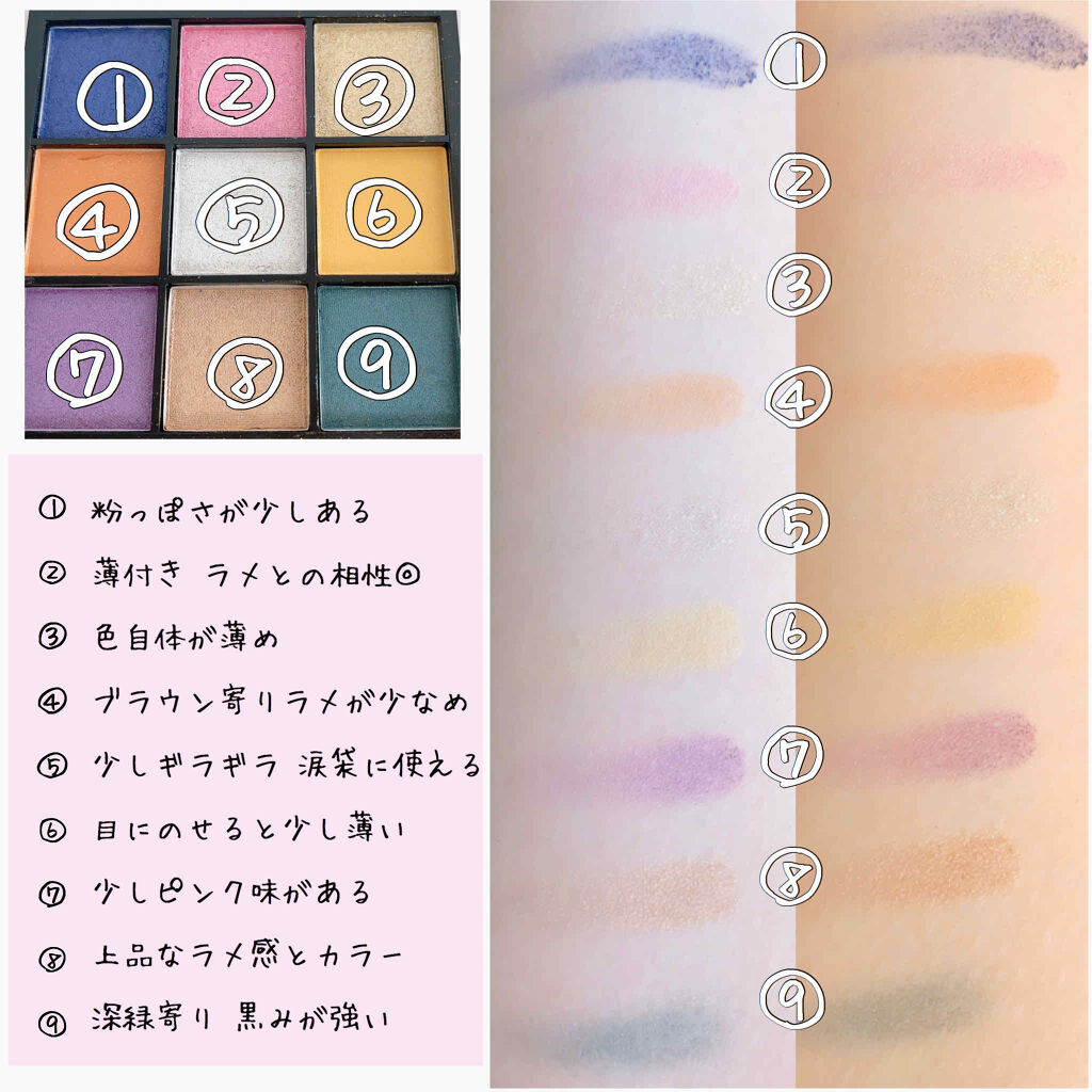 UR GLAM　BLOOMING EYE COLOR PALETTE/U R GLAM/アイシャドウパレットを使ったクチコミ（2枚目）