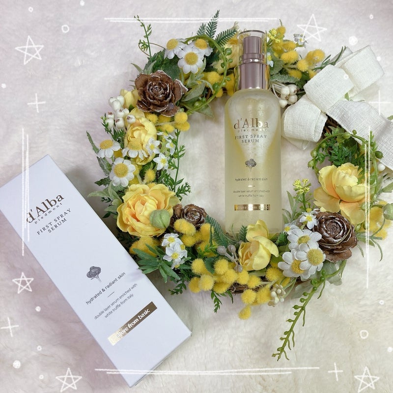 ダルバ ホワイトトリュフファーストスプレーセラム/ダルバ/ミスト状化粧水を使ったクチコミ(1枚目)