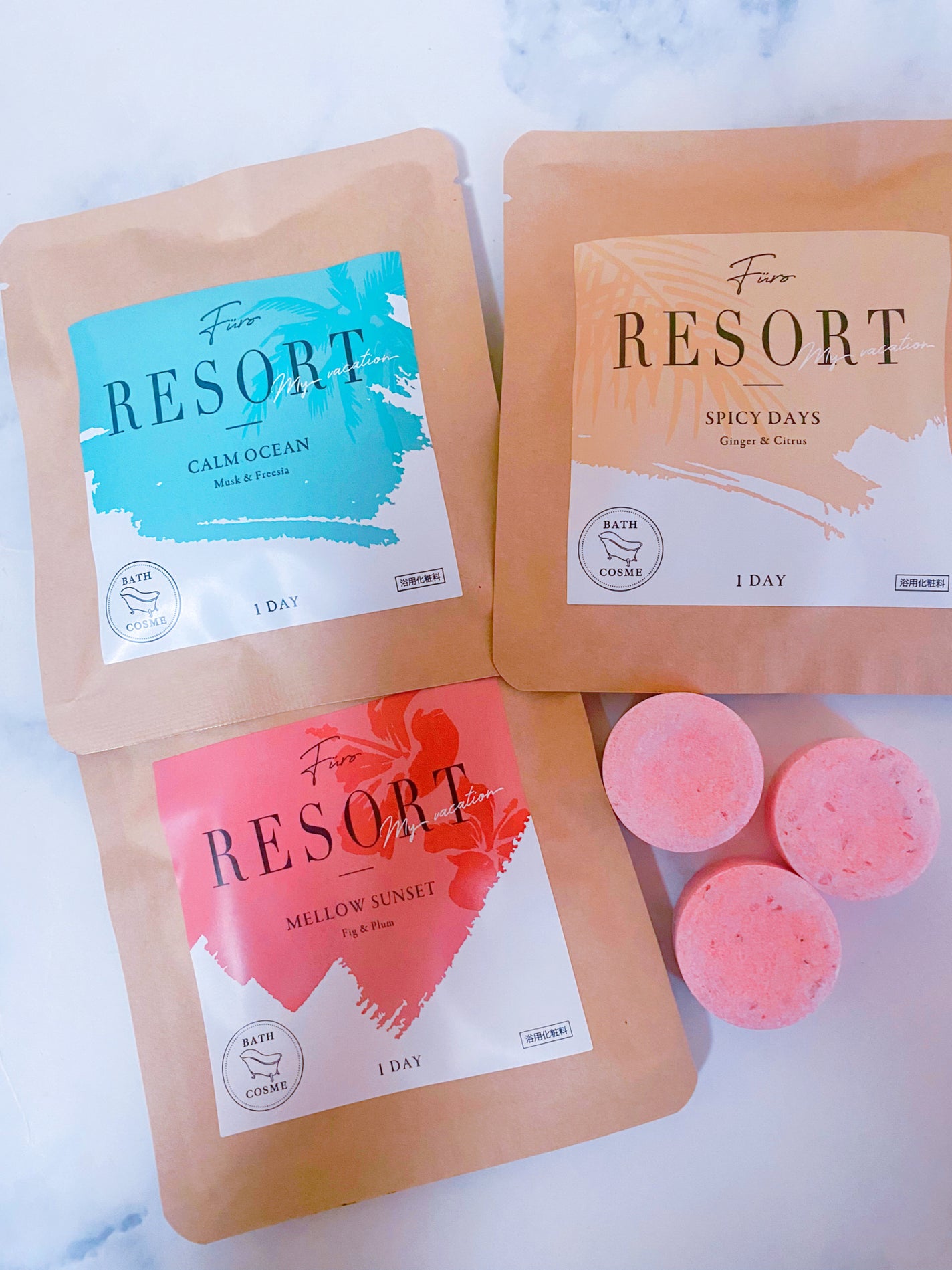 Furo RESORT MELLOW SUNSET(フューロリゾート メローサンセット)/Furo/炭酸系入浴剤を使ったクチコミ(1枚目)