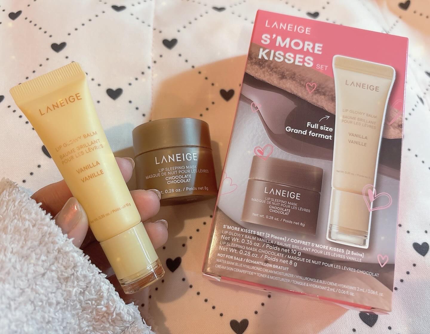 チョコバニラリップデュオキット/LANEIGE/スキンケアキットを使ったクチコミ（1枚目）