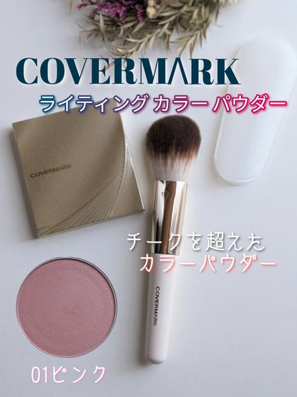 カバーマーク ライティング カラー パウダー/COVERMARK/パウダーチークを使ったクチコミ(1枚目)