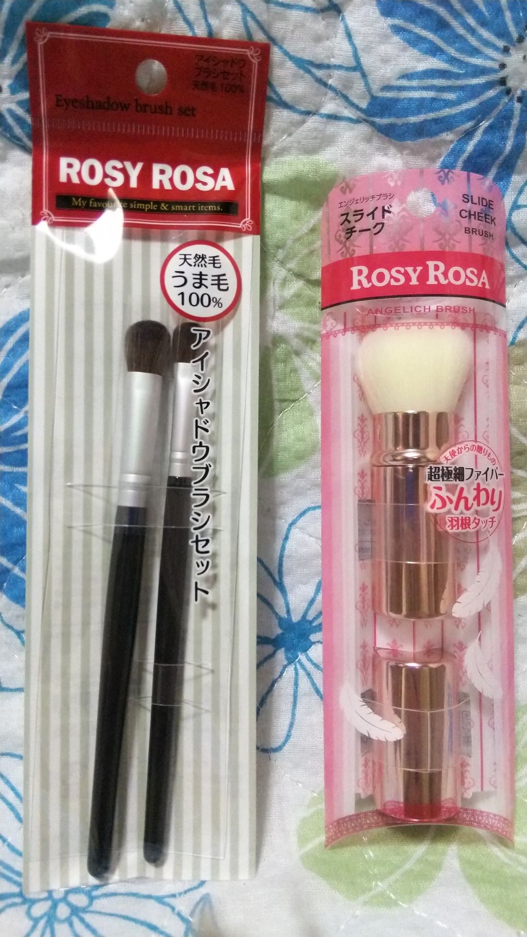 エンジェリッチブラシ スライドチーク/ロージーローザ/メイクブラシを使ったクチコミ（1枚目）