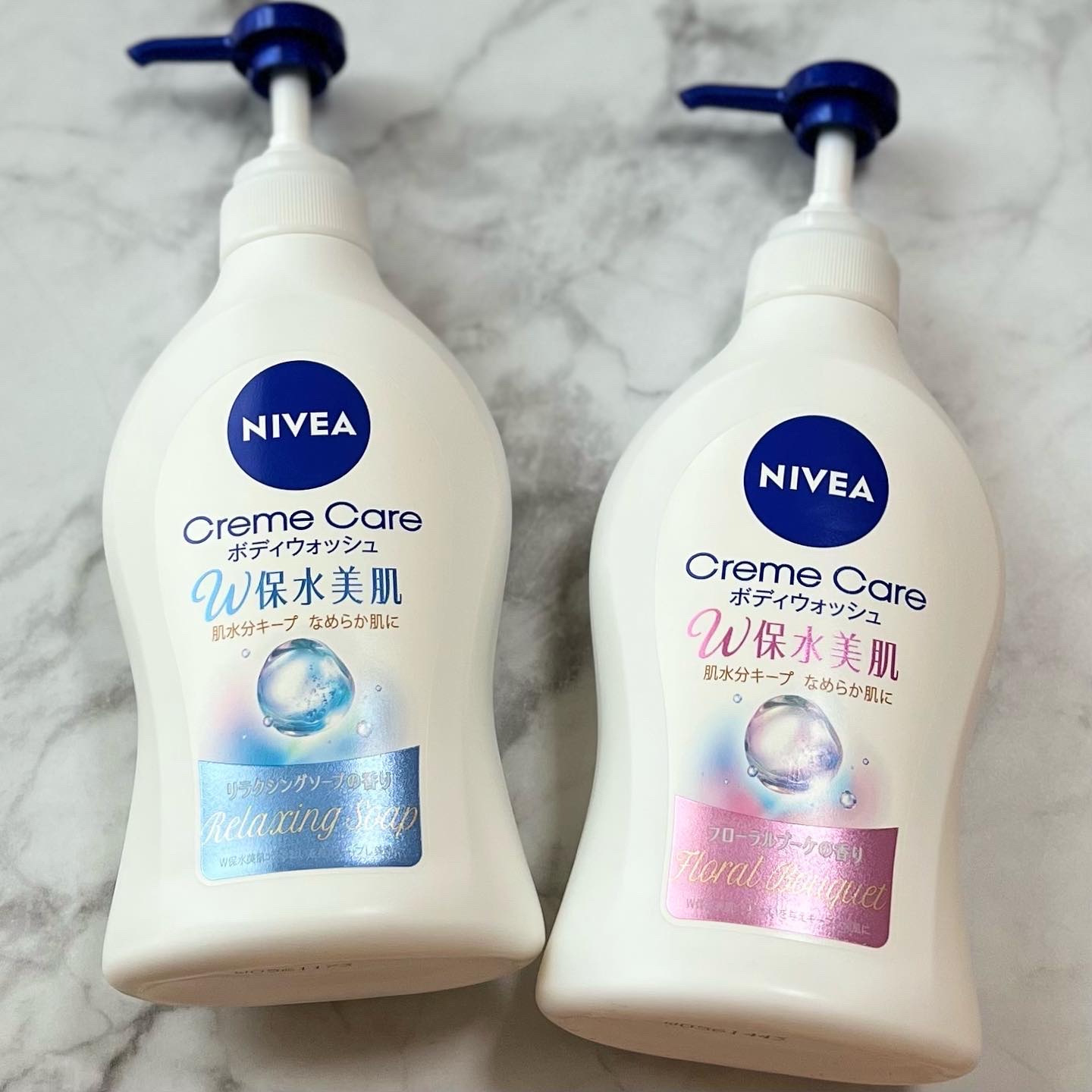 クリームケア ボディウォッシュ W保水美肌 フローラルブーケの香り/ニベア/ボディソープを使ったクチコミ（2枚目）
