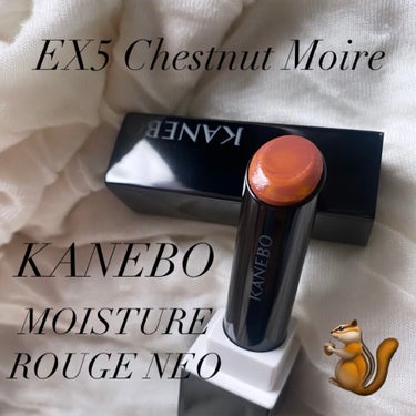 
KANEBO

モイスチャールージュネオ
EX05 chestnut moire

8/6に発売されるルージュをお試しさせて頂きました🥰

ブラウンとイエローが混ざり合った
芸術的なカラーで見た目がと