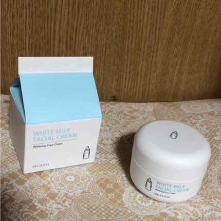 WHITE MILK CREAM/3CE/フェイスクリームを使ったクチコミ(2枚目)