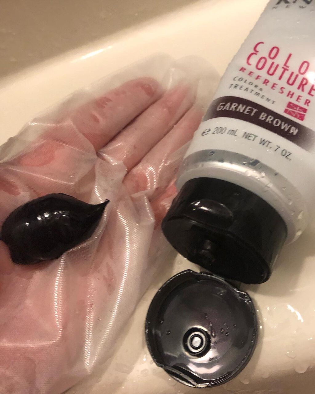 カラークチュール カラートリートメント/スティーブンノル ニューヨーク/ヘアカラーを使ったクチコミ（3枚目）