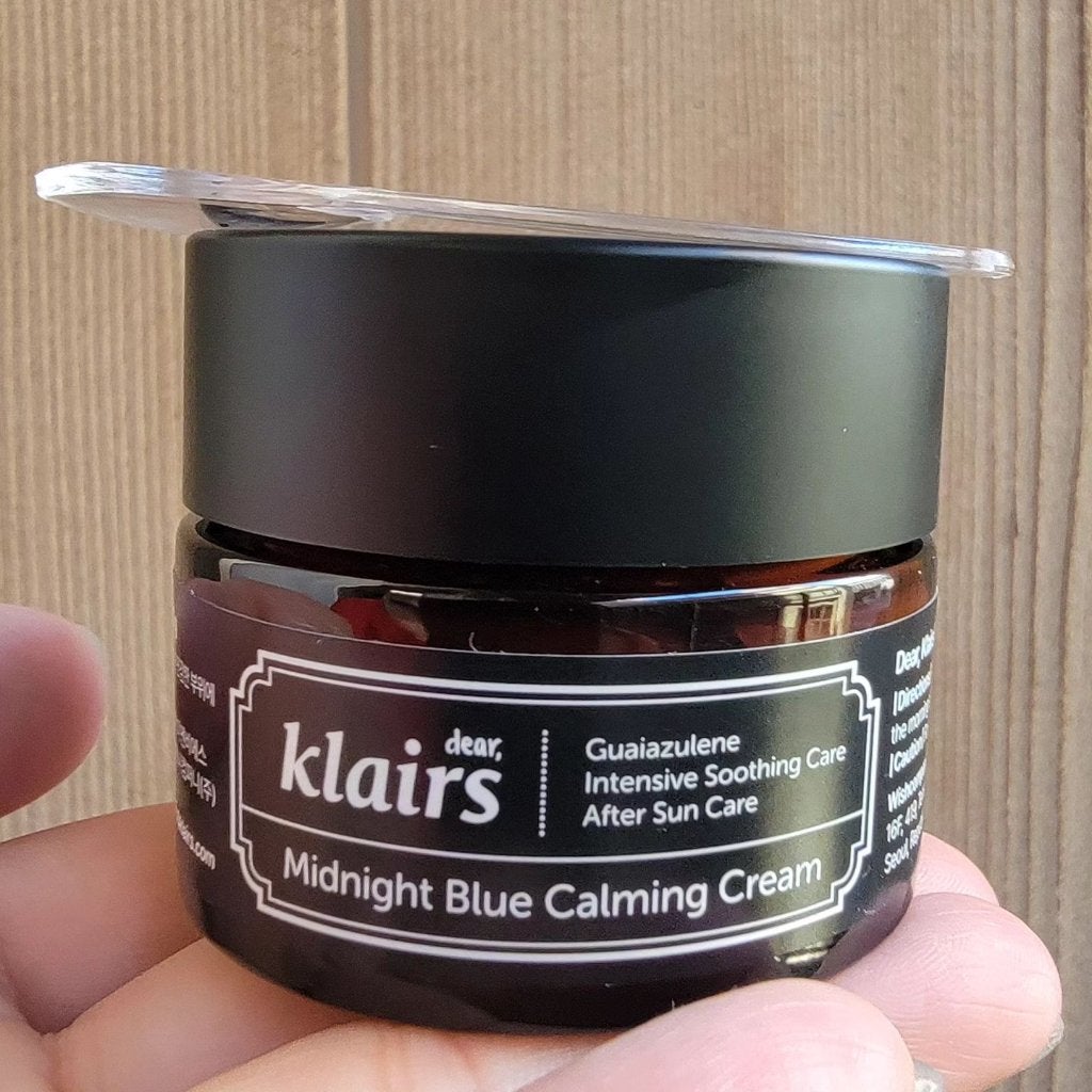 ミッドナイトブルーカーミングクリーム/Klairs/フェイスクリームを使ったクチコミ(3枚目)