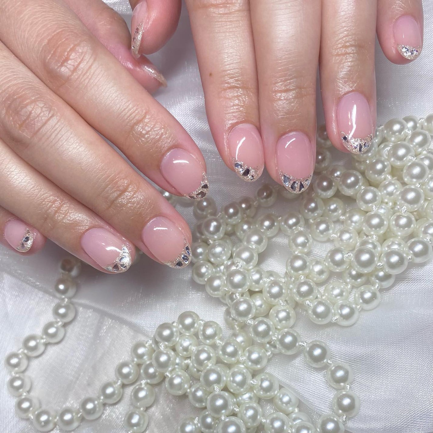 kanna on LIPS 「・・・𝔾𝕝𝕒𝕤𝕤𝔽𝕣𝕖𝕟𝕔𝕙💍✨✨絶対可愛いガラスフレンチ🥹💓..」(2枚目)