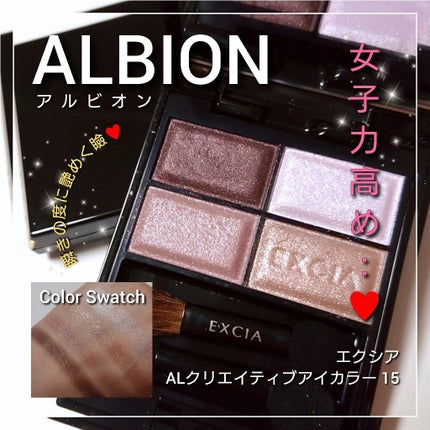 クリエイティブ アイカラー/ALBION/アイシャドウパレットを使ったクチコミ(1枚目)