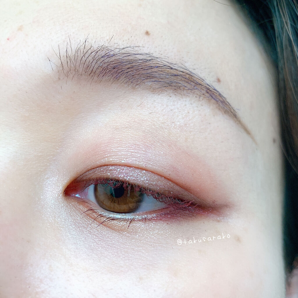 アイブロウ カラーマスカラ 05 ディープパープル/Amplitude/眉マスカラを使ったクチコミ（3枚目）