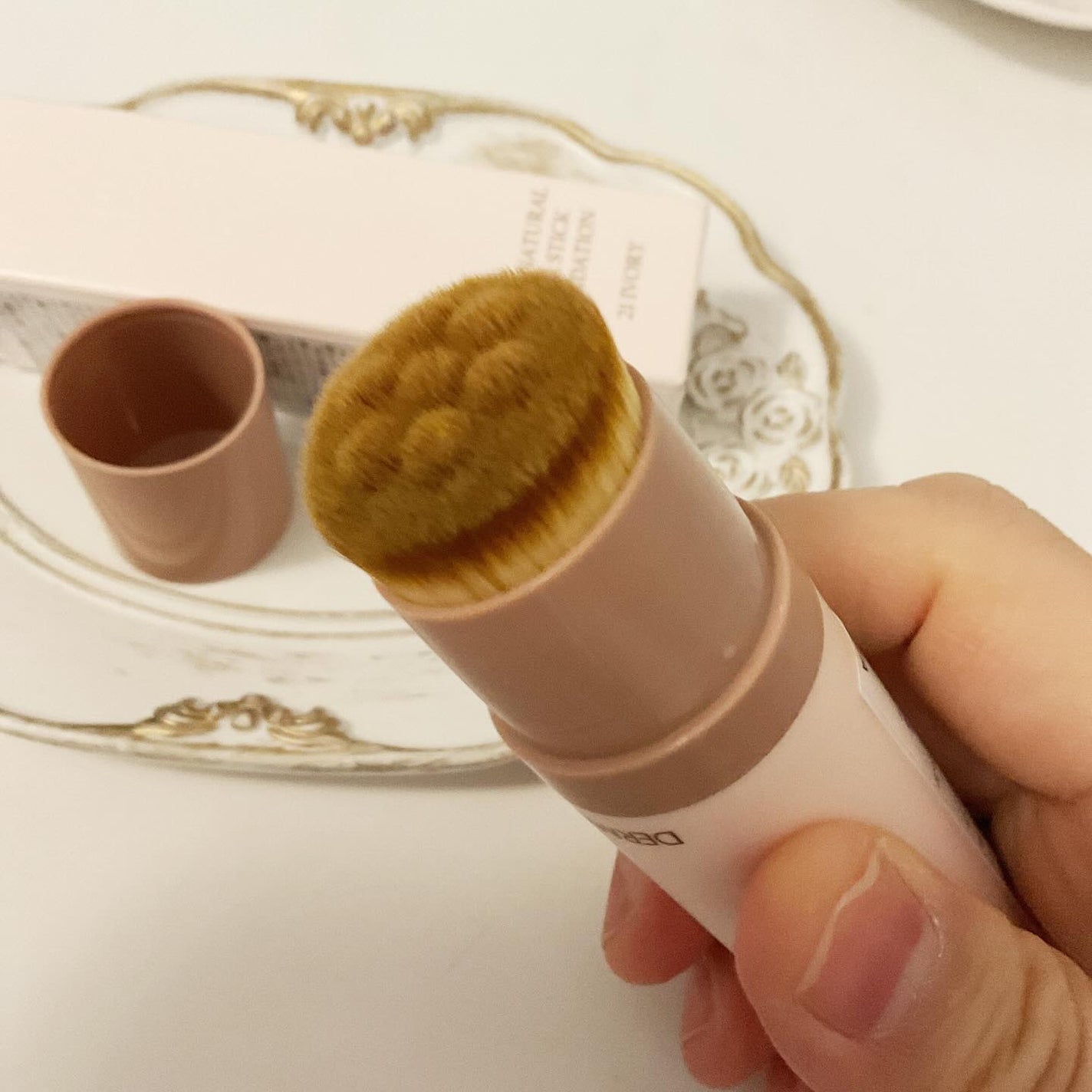 ヴィーガンナチュラルカバースティックファンデーション/DERMASHARE/その他ファンデーションを使ったクチコミ(3枚目)