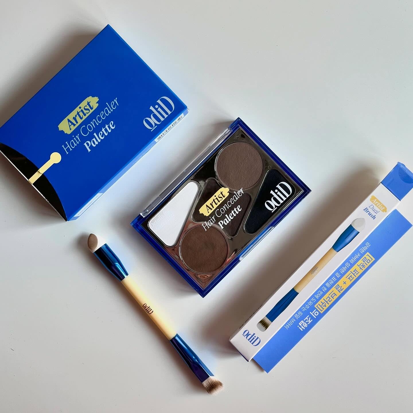  ヘアコンシーラーパレット&アーティスト デュアルブラシ / odiD