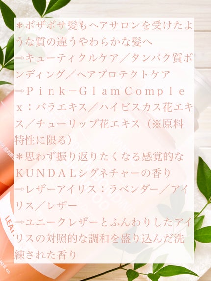 クンダル ダメージケア シャンプー/トリートメント/KUNDAL/市販シャンプーを使ったクチコミ(3枚目)