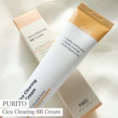 Cica Clearing BB Cream 13ニュートラルアイボリー/PURITO/化粧下地を使ったクチコミ（1枚目）