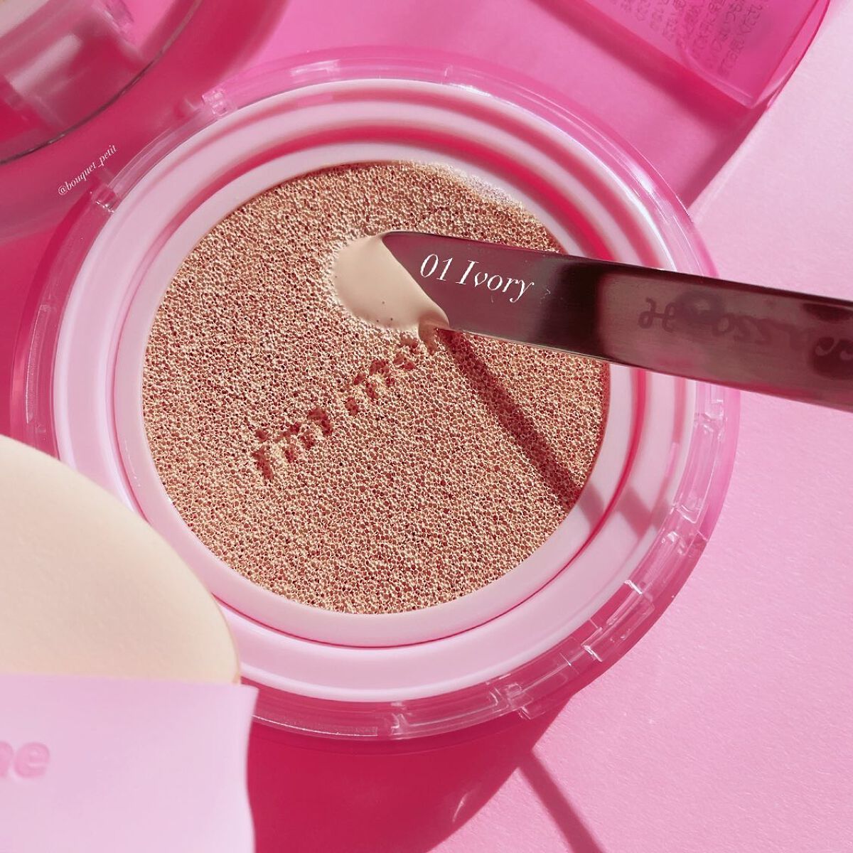 ワンダーベルベットラスティングクッション/i’m meme/クッションファンデーションを使ったクチコミ(6枚目)