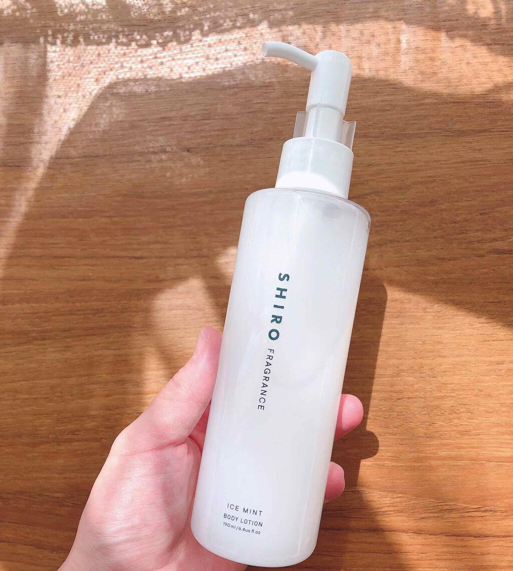 アイスミント ボディローション/SHIRO/ボディローションを使ったクチコミ(1枚目)