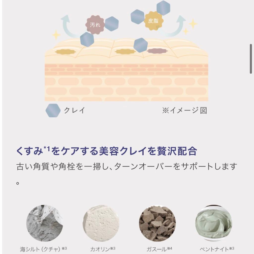 minmin《フォロバ100%》 on LIPS 「ザホワイトクレイクレンズ乾いた肌に塗ってマッサージするだけの、..」(8枚目)