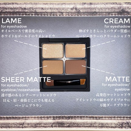 メイクパレット 01/BeMe/メイクアップキットを使ったクチコミ(2枚目)