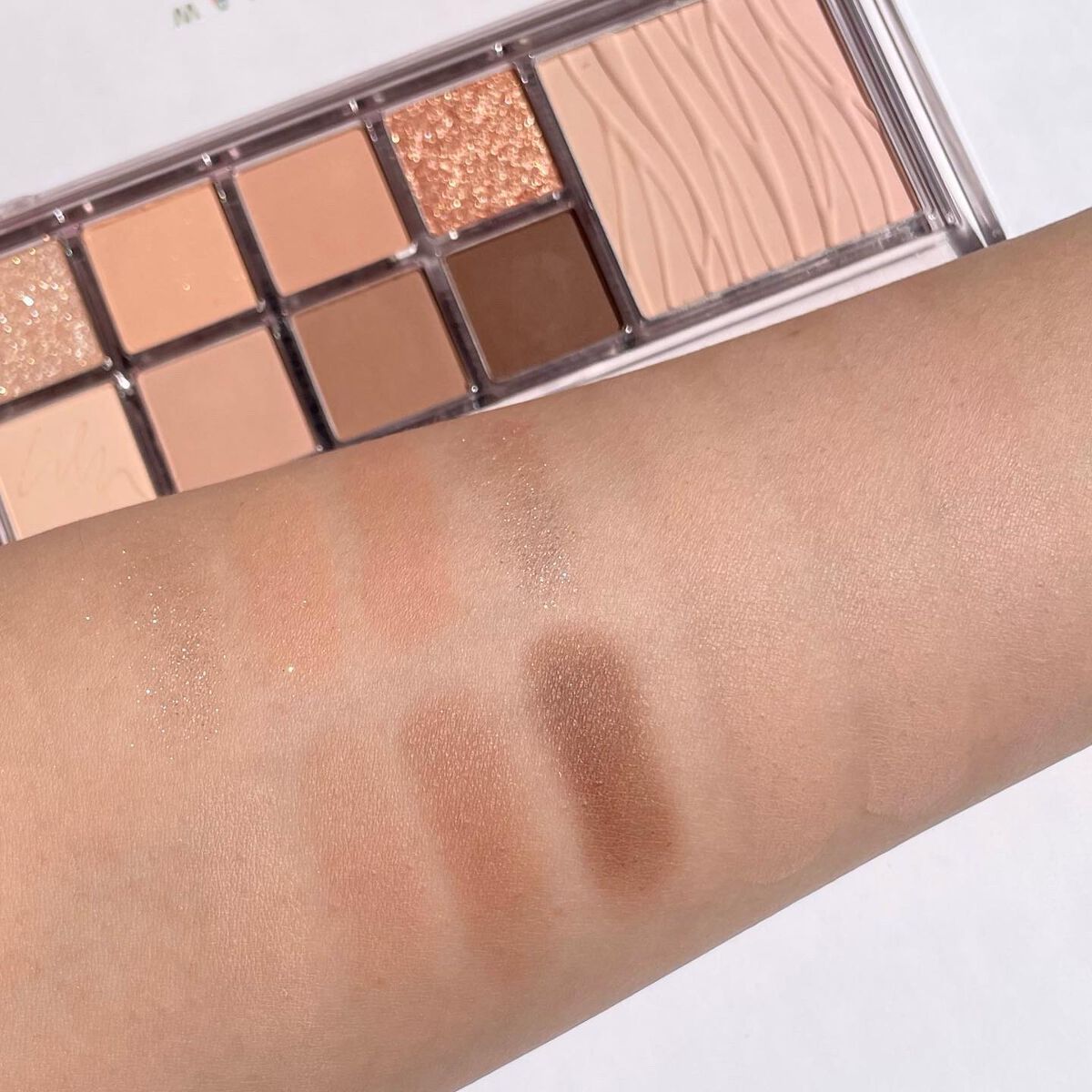 ミックスブラーリングアイパレット/wakemake/マルチパレットを使ったクチコミ(7枚目)