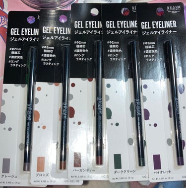  UR GLAM　GEL EYELINER/U R GLAM/ジェルアイライナーを使ったクチコミ（1枚目）