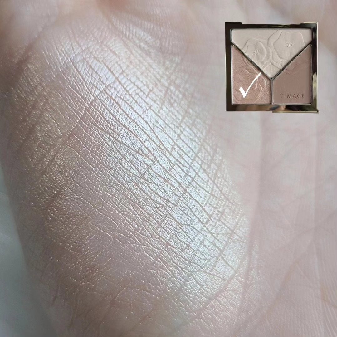 ハイライトシェーディングパレット/TIMAGE/パウダーハイライトを使ったクチコミ(4枚目)