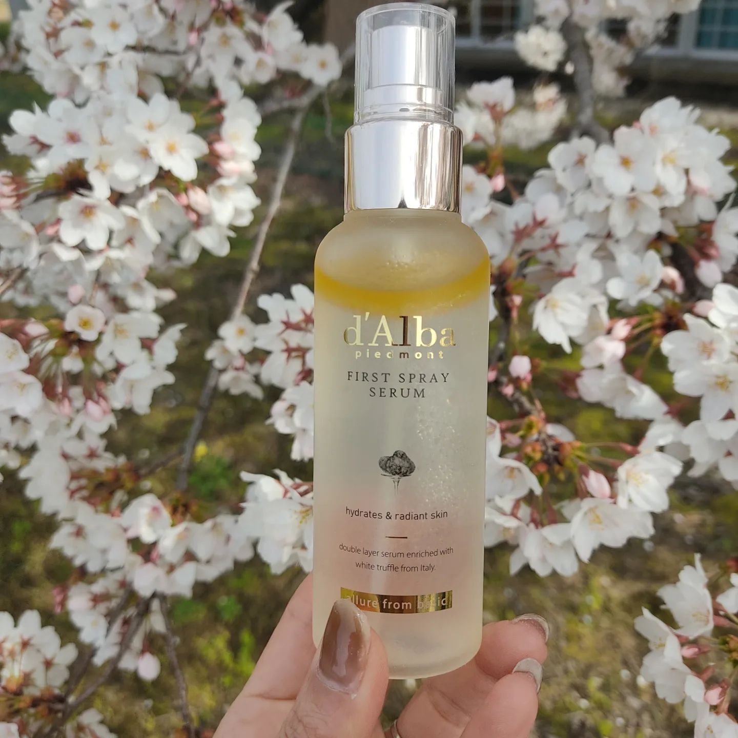 ダルバ ホワイトトリュフファーストスプレーセラム/ダルバ/ミスト状化粧水を使ったクチコミ（1枚目）