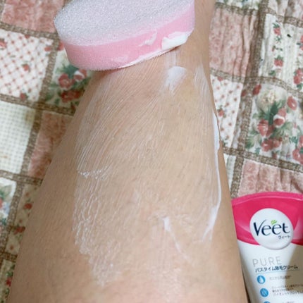 ヴィート ピュアバスタイム除毛クリーム 敏感肌用/Veet/除毛クリームを使ったクチコミ(4枚目)